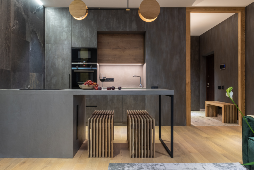 stalen interieur